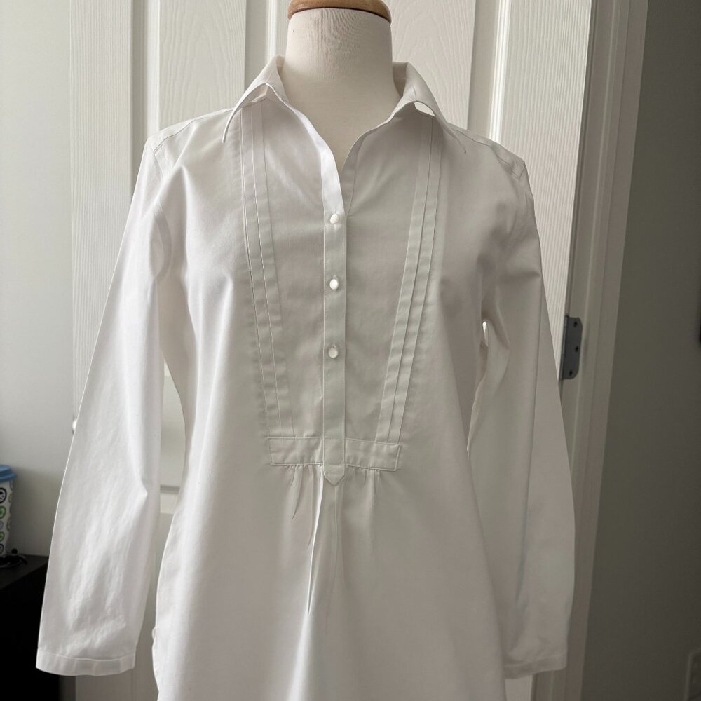 Coldwater Creek White Cotton Top PM